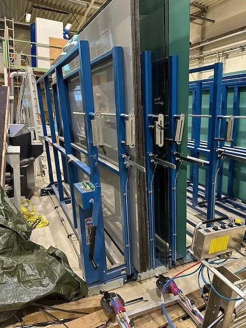 Kompaktlager 11 vagnar sida-sida