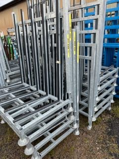 L-pall med fotskål 9 st 