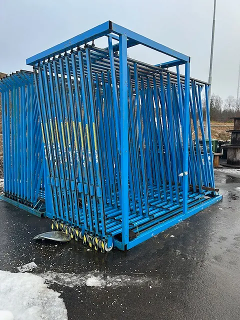 Kompaktlager vänsterlutning 10 vagnar