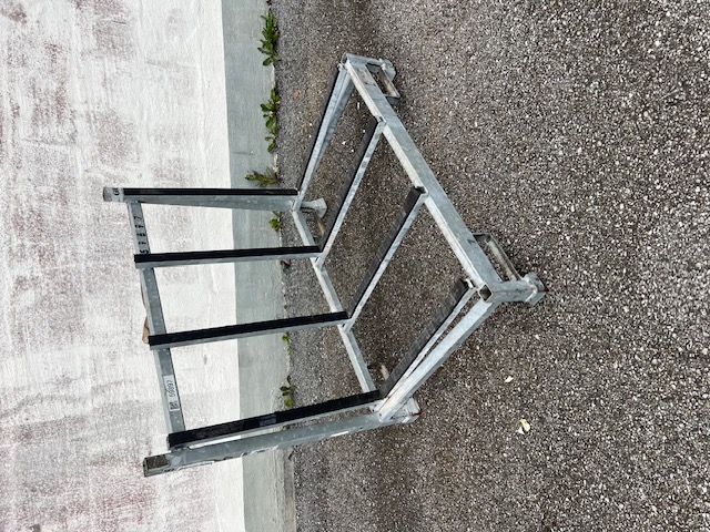 Liten L-pall galvad 2st