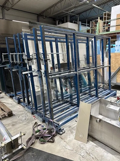 Kompaktlager 11 vagnar sida-sida