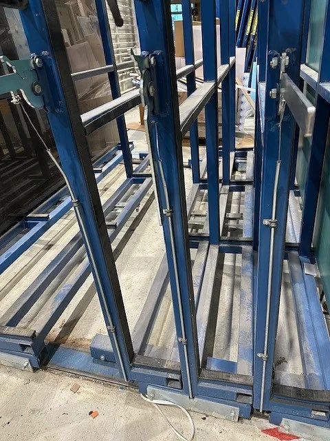 Kompaktlager 11 vagnar sida-sida