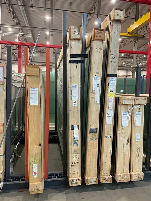 Lådstödskenor dubbelradiga