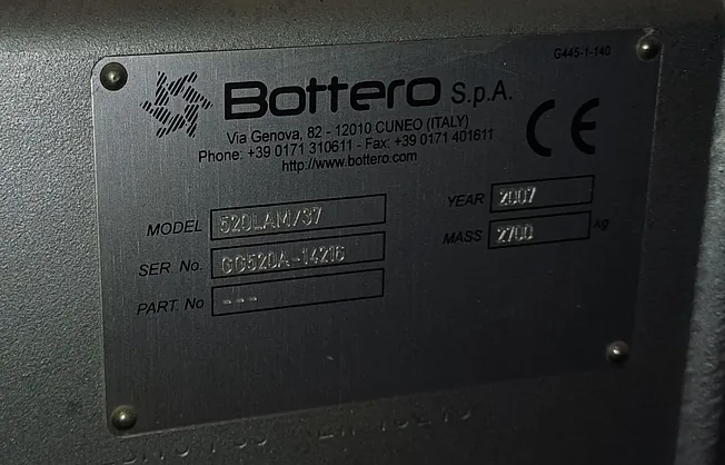 Bottero LAM520 lamellbord
